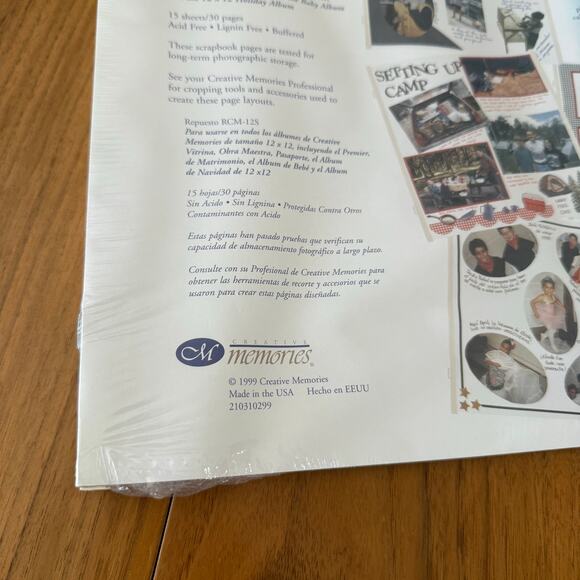 Creative Memories Scrapbook Pages 12 x 12 Refill RCM-12S 30 Pages Old Style NWT - Picture 4 of 6